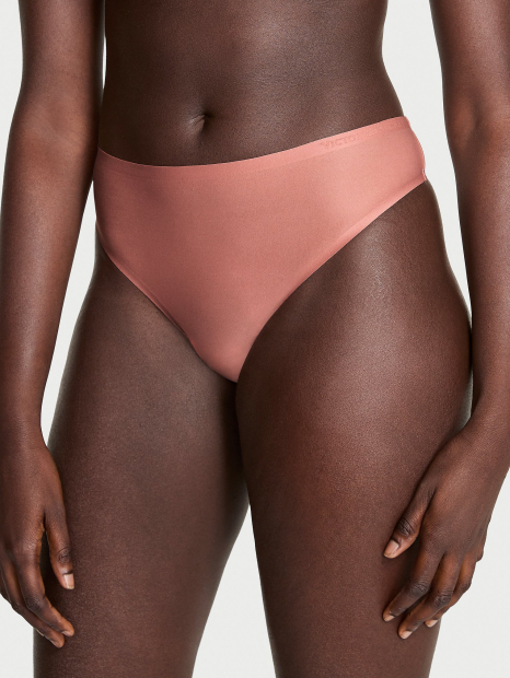 Гладкие трусики тонг Flex Victoria's Secret с логотипом 1159861158 (Розовый M)