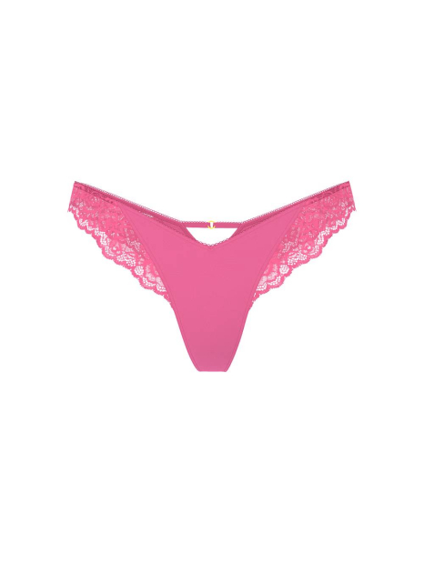 Трусики тонг Victoria's Secret з мереживом 1159861159 (рожевий M)