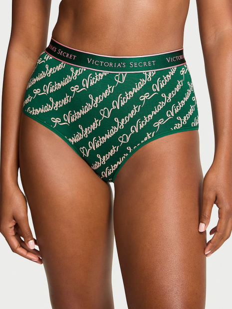 Трусики брифи Victoria's Secret з принтом 1159861229 (Зелений M)