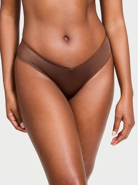 Жіночі гладкі трусики чіки Victoria's Secret 1159861256 (Коричневий XS)