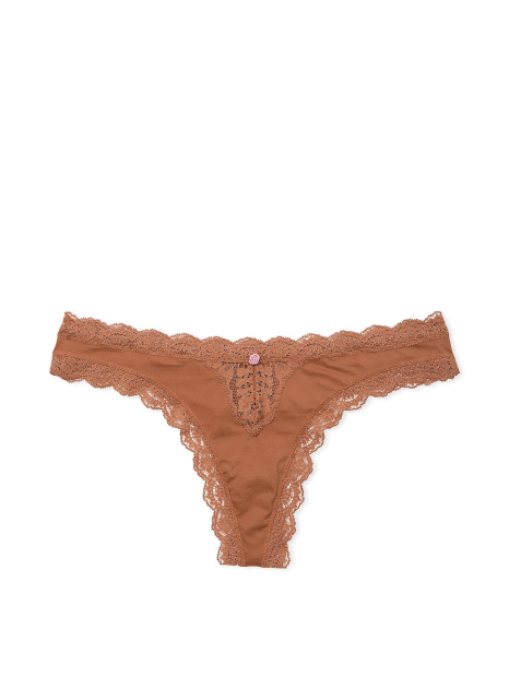 Трусики тонг Victoria's Secret 1159861405 (Коричневый M)