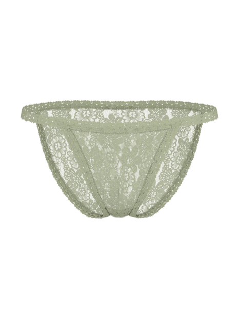Мереживні трусики бікіні Victoria's Secret Pink 1159861463 (Зелений XL)