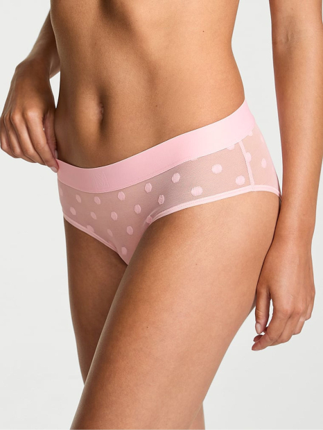 Женские трусики хипхаггеры Victoria's Secret 1159861812 (Розовый XL)
