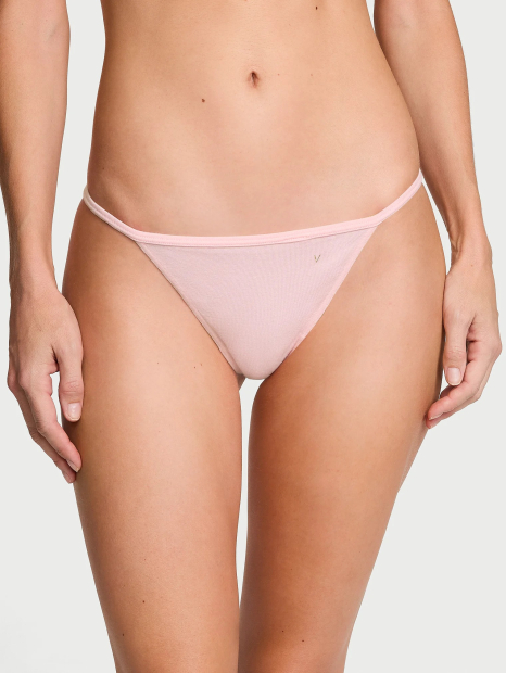 Трусики стрінги Victoria's Secret 1159862634 (Рожевий XL)