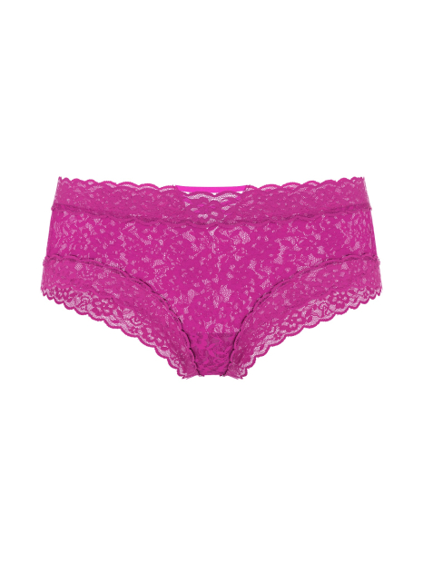 Кружевные трусики чики Victoria's Secret 1159862685 (Розовый XXL)