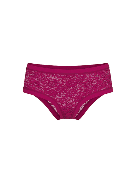 Мереживні трусики чики Victoria's Secret 1159862709 (Бордовий XS)