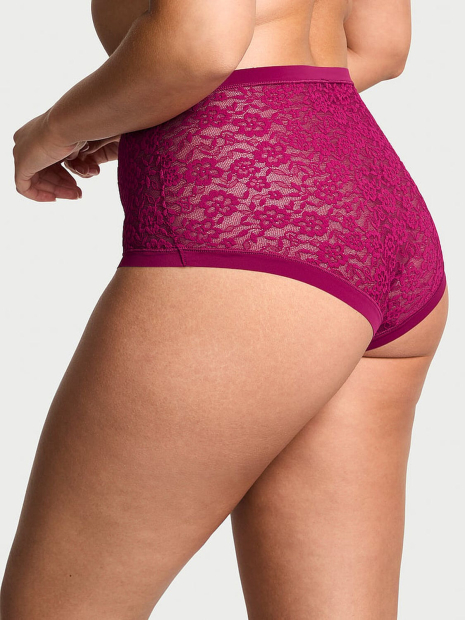 Мереживні трусики Victoria's Secret 1159862710 (Бордовий S)