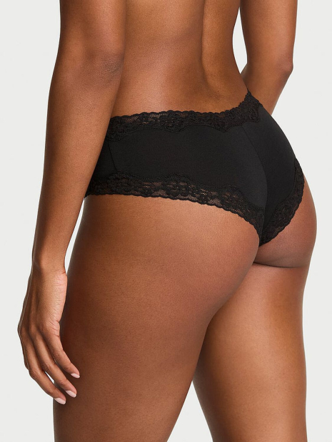 Женские трусики чики Victoria's Secret 1159862784 (Черный M)