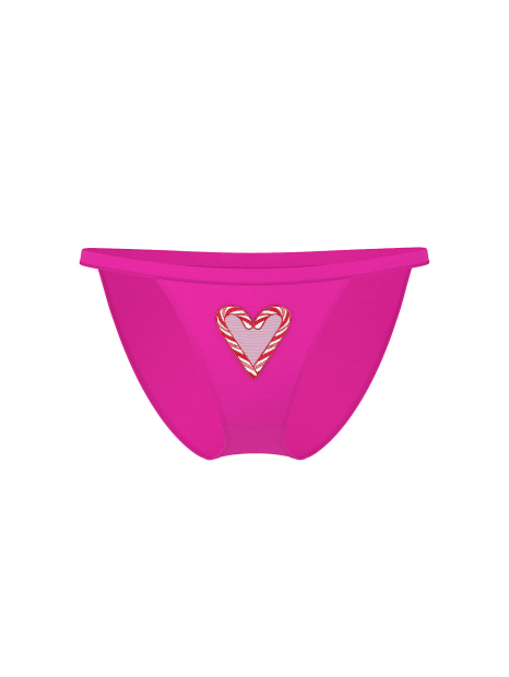 Трусики бикини Victoria's Secret Pink с вышивкой 1159862867 (Розовый S)