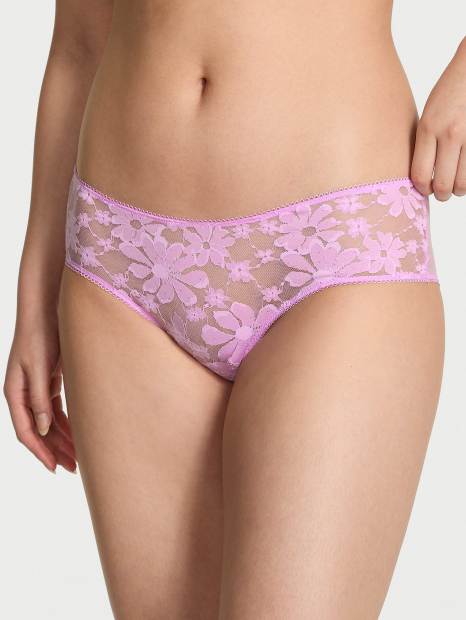Женские трусики чики Victoria's Secret Pink с пайетками 1159862871 (Сиреневый S)