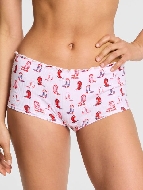 Женские трусики шортики Victoria's Secret Pink 1159863005 (Розовый S)