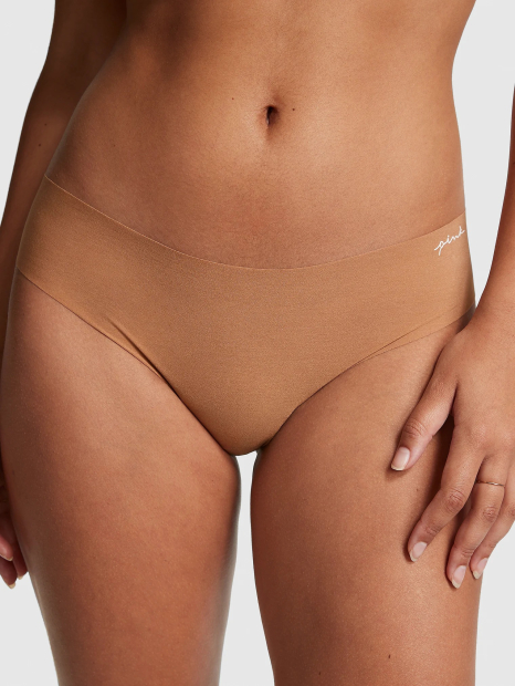 Бесшовные трусики тонг Victoria's Secret Pink 1159863012 (Коричневый S)