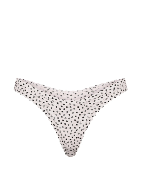 Кружевные трусики тонг Victoria's Secret 1159863029 (Молочный XS)