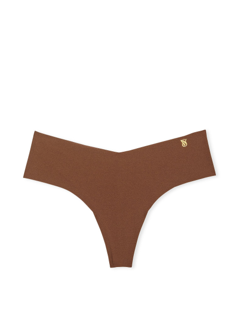 Бесшовные трусики тонг Victoria's Secret 1159863166 (Коричневый L)