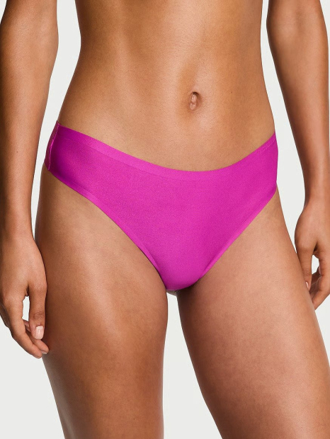 Гладкие трусики тонг Flex Victoria's Secret с логотипом 1159863547 (Розовый S)