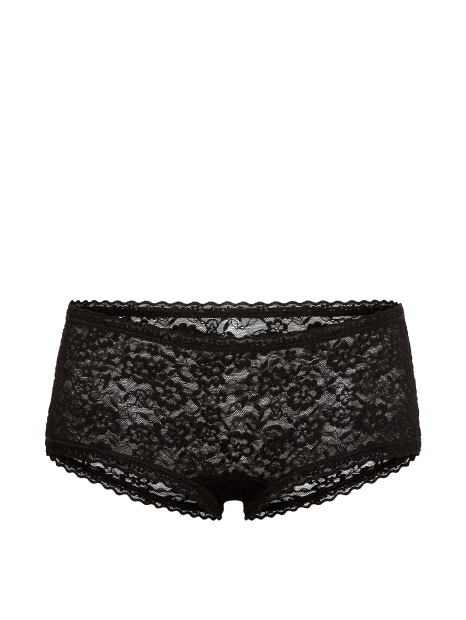 Кружевные трусики-шортики Victoria's Secret 1159864433 (Черный XS)