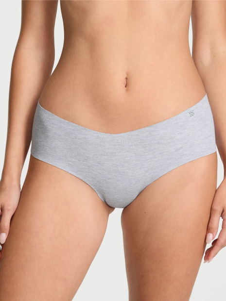 Жіночі бавовняні трусики чики Victoria's Secret безшовні 1159865032 (Сірий L)