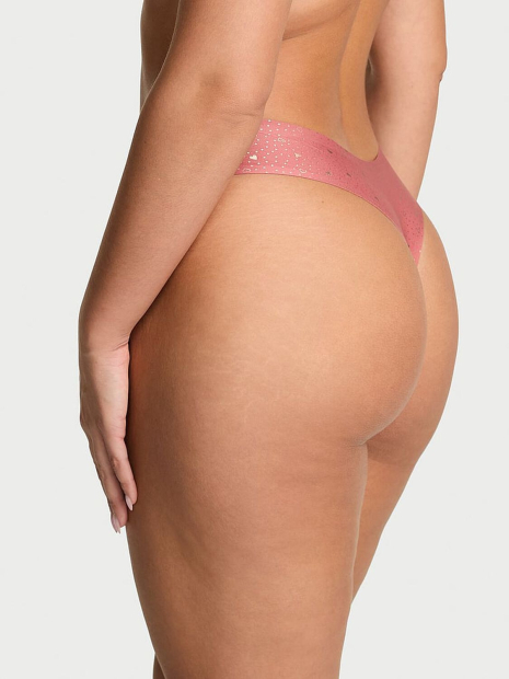 Гладкі трусики тонг Flex Victoria's Secret з принтом 1159865414 (рожевий XS)