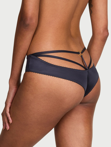 Трусики чики Victoria's Secret з ремінцями 1159993639 (Синій M)