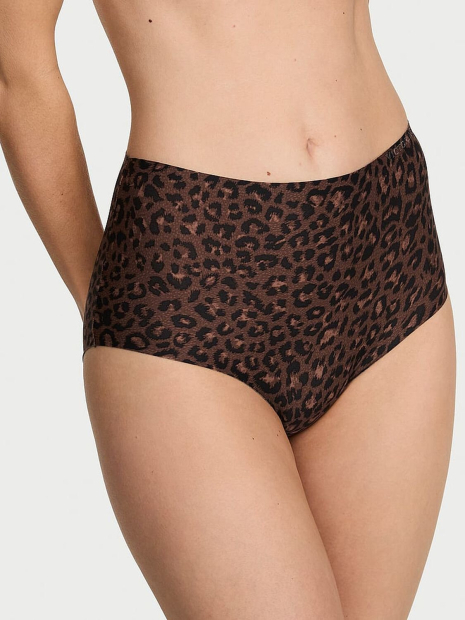 Гладкі трусики брифи Flex Victoria's Secret з логотипом 1160032097 (Леопардовий S)