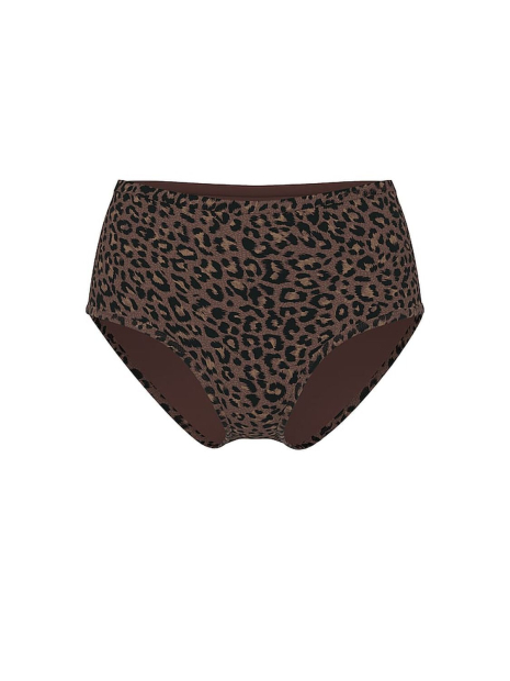 Гладкі трусики брифи Flex Victoria's Secret з логотипом 1160032097 (Леопардовий S)