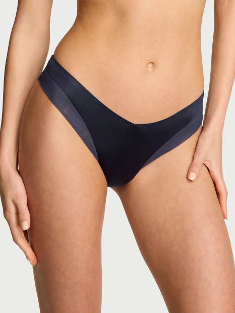 Жіночі гладкі трусики чики Victoria's Secret з сіточкою 1160110138 (Синій M)