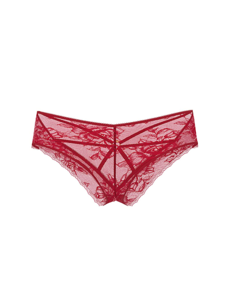 Открытые трусики чики Victoria's Secret 1160343688 (Бордовый L)