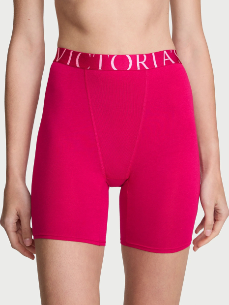 Трусики шортики-брифи Victoria's Secret боксери подовжені 1160388981 (Рожевий S)