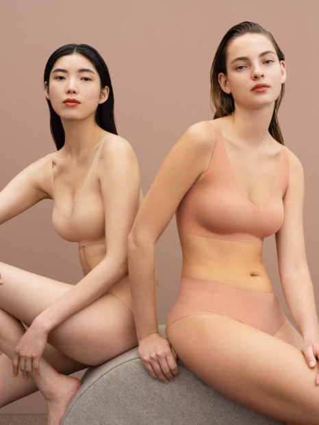 Жіночі трусики AIRism Uniqlo хіпхагери 1160385535 (Бежевий XXL)