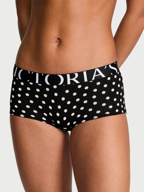 Жіночі трусики шортики Victoria's Secret 1160605657 (Чорний M)