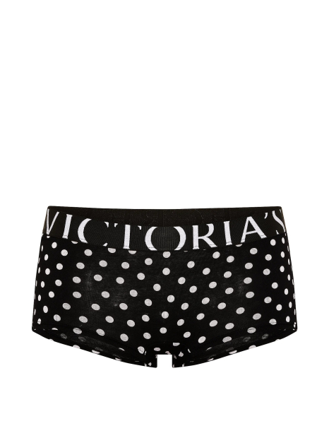 Жіночі трусики шортики Victoria's Secret 1160605657 (Чорний M)