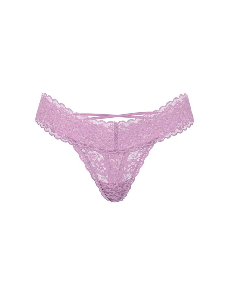 Кружевные трусики тонг Victoria's Secret 1160388801 (Сиреневый XS)