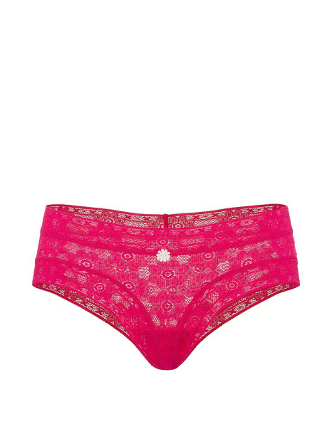 Кружевные трусики чики Victoria's Secret 1160393534 (Розовый XXL)