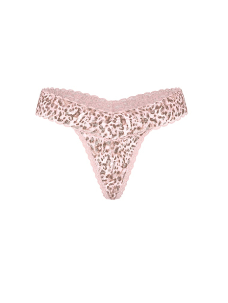 Кружевные трусики тонг Victoria's Secret 1160423517 (Леопардовый M)