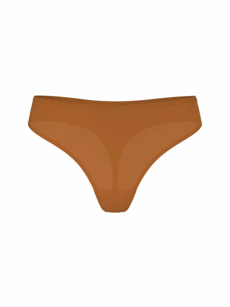 Гладкі трусики тонг Flex Victoria's Secret з логотипом 1160470116 (Коричневий M)