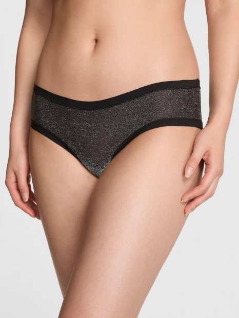 Безшовні трусики чіки Victoria's Secret PINK 1160489506 (Чорний S)