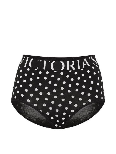 Трусики брифы Victoria's Secret с высокой посадкой 1160819869 (Черный M)