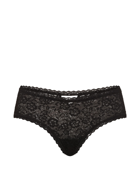 Мереживні трусики чіки Victoria's Secret 1160949625 (Чорний S)
