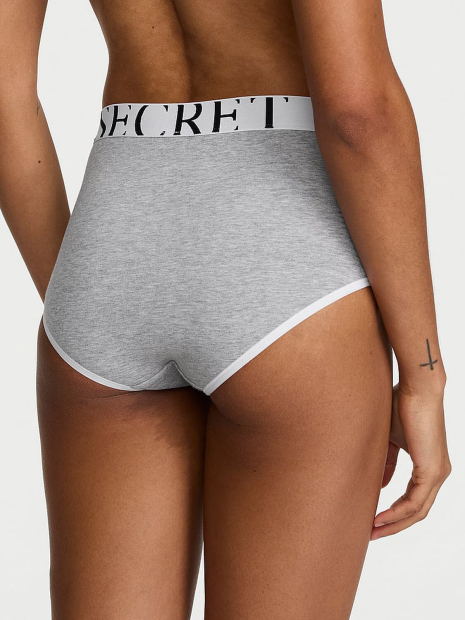 Трусики брифи Victoria's Secret з високою посадкою 1160947601 (Сірий S)