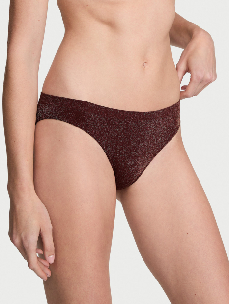 Жіночі трусики бікіні з блиском Victoria's Secret 1160958938 (Коричневий M)