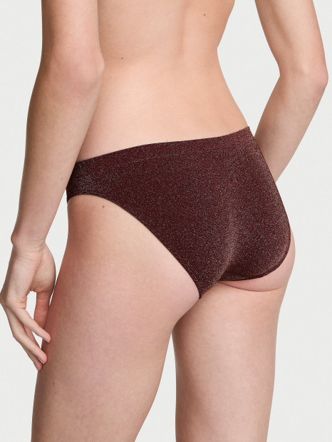 Жіночі трусики бікіні з блиском Victoria's Secret 1160958938 (Коричневий M)