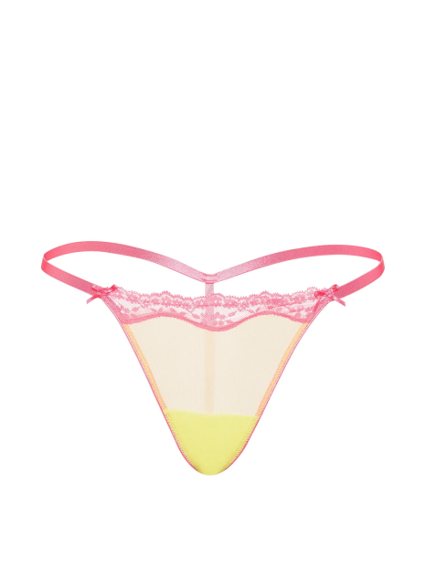 Трусики стрінги Victoria's Secret Pink 1160970827 (Жовтий S)
