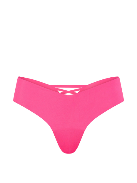 Трусики безшовні тонг Victoria's Secret 1160987594 (Рожевий M)