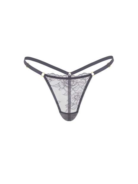 Мереживні трусики стрінги Victoria's Secret 1160979485 (бузковий L)