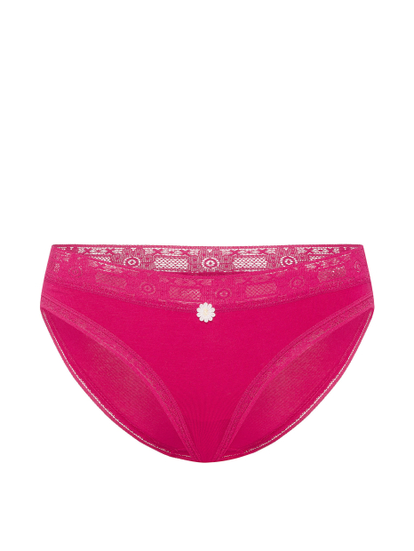 Трусики бикини Victoria's Secret с вышивкой 1161022681 (Розовый XS)