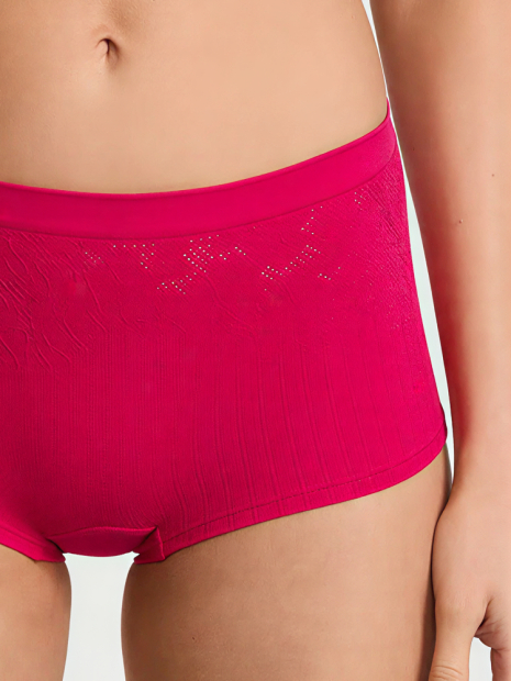 Жіночі трусики шортики Victoria's Secret 1161123554 (Рожевий XL)