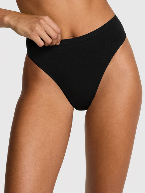 Трусики бразилії Victoria's Secret PINK 1161357876 (Чорний XS)
