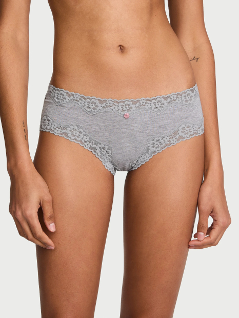 Жіночі трусики чіки Victoria's Secret 1161159904 (Сірий L)