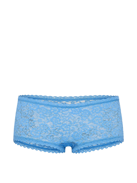 Мереживні трусики шортики Victoria's Secret 1161163745 (Синій L)