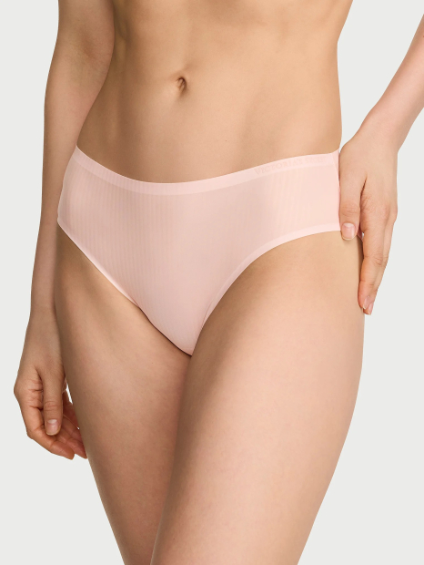 Гладкие трусики бикини Flex Victoria's Secret в полоску 1161269070 (Розовый XS)